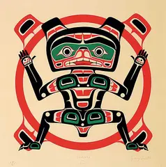 Jerry Smith, Grizzly in Sun #92/200, colour silkscreen on paper