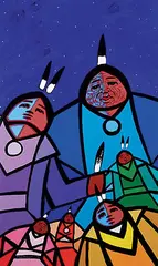 Jerry Whitehead, Untitled - Tribal Nocturne, 2003, acrylic on canvas