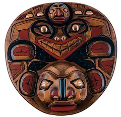 Russell Williams, Baer Moon Mack, 2007, painted wood and copper plaque