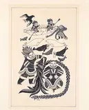 Germaine Arnaktauyok, Untitled - The Story of Sedna, 1978, ink on paper
