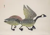 Kananginak Pootoogook, Neeleit - Two Geese #38/50