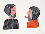 Marion Tuu'Luuq, Kabluna #20/50, 1984, colour stone cut on paper