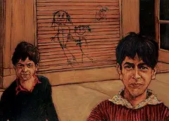 Rachel Berman, Lament for Linus, 2001, oil on copper