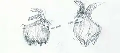 Molly Lamb Bobak, Untitled - Heh Heh Heh, graphite on paper
