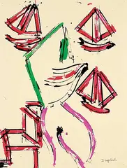 Peter William Daglish, Improvisation [P...], 2011, acrylic on paper