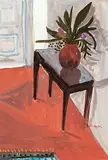 P.K. Irwin, Untitled - The Hallway Plant, watercolour on paper