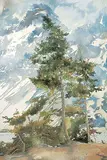 Cynthia Mackenzie, Untitled - Kananaskis, 1983, watercolour on paper