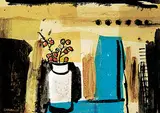 Isabel MacKillop, The White Jar, mixed media on wood board
