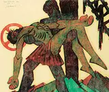 Sybil Andrews, Joseph of Arimathea Station 13 #32/60