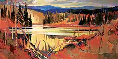 Brian Marshall Atyeo, Shorelight Rhythms, 2006, oil on canvas
