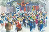 Molly Lamb Bobak, Untitled - Around the Carousel