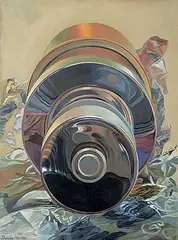 Dulcie Foo Fat, Doorknob, 1973, oil on canvas