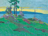 Robert Genn, Edge Pattern with Green and Alizarin
