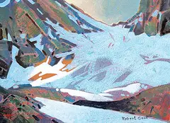 Opabin Light Pattern by Robert Genn, oil on canvas, sold Nov 2019