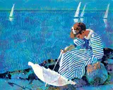 Robert Genn, Late Light Littoral, oil on canvas