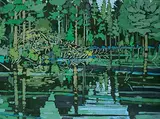 Edward William Godwin, Beaver Lodge - Banff Area, oil on wood board