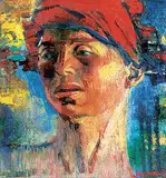 Tom Hopkins, Seer I, 1998, oil on canvas
