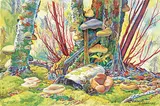 Ernest Friedrich Lindner, Untitled - New Growth, watercolour on paper