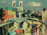 Henri Leopold Masson, Untitled - Notre Dame, Paris
