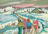 Henri Leopold Masson, Untitled - Walking Home From School