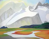 Doris Jean McCarthy, Untitled - Grand Alpine Vista, 2000, oil on canvas