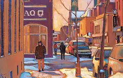 Raphael Montpetit, Rosemont Petite - Patrie, 2010, oil on canvas