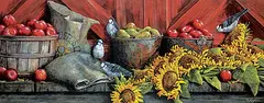 Page Ough, Seedbags and Scallywags II, 2003, acrylic on canvas