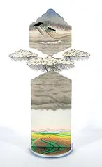 Don Proch, Distant Fields, 1999, mixed media sculpture