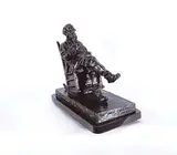 Le Vieux Pionnier Canadien #5/10 by Marc-Aurèle de Foy Suzor-Coté, 1912, bronze sculpture, sold Nov 2019