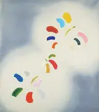 Kansu by Kathleen Margaret Howitt Graham, 1980, acrylic on canvas, sold Nov 2019