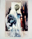 Angela Grossmann, Teddy, 2002, mixed media on photograph