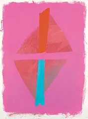 Douglas Haynes, Mercoal One, 1980, acrylic on paper
