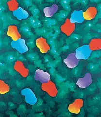 Gershon Iskowitz, Northern Lights No.17, 1984, oil on canvas