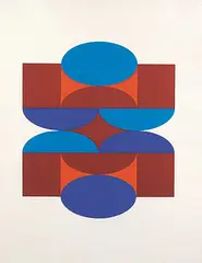 Roy Kiyooka, No. 2 Haida #20/50, 1971, colour silkscreen on paper