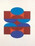 Roy Kiyooka, No. 2 Haida #20/50, 1971, colour silkscreen on paper