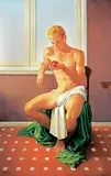 Manish Om Prakash, Judgement of Paris, 2001, oil on canvas
