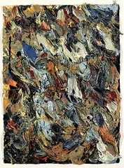 Robert Scott, Untitled - Dimensional Abstract, 1993, mixed media on paper