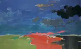 Ken Christopher, Stormy Autumn Sky, 1985, acrylic on canvas