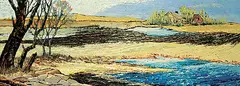 Andrew Gibbs, Untitled - Spring Thaw, oil on canvas