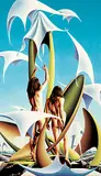Paul Kelley, Untitled - Kites, acrylic on wood board