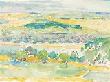 Dorothy Knowles, River Scene, 1988, watercolour on paper