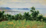 Farquhar McGillivray Strachan Knowles, Untitled - In the Bay, 1894, oil on canvas board