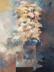 H.E. Kuckein, Untitled - Floral Still Life, oil on canvas