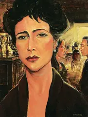 Danny McBride, At the Bistro, 1999, acrylic on canvas