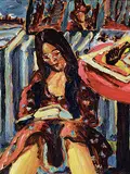Robert F.M. McInnis, Deborah Drying Her Hair on the Radiator