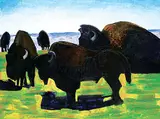 David Pugh, Buffalo, 1993, oil on canvas