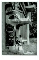 Gerry Schallie, Raven [Old Massett] #2/25, 2002, black and white photograph on paper