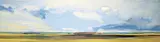 Jim Stokes, Clouds and Fields, 1990, acrylic on canvas