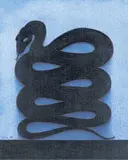 Caroll Taylor-Lindoe, Untitled - Serpent, 1998, watercolour and graphite on paper