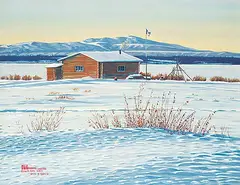 Bern Will Brown, The Chief's Cabin, 1984, acrylic on canvas